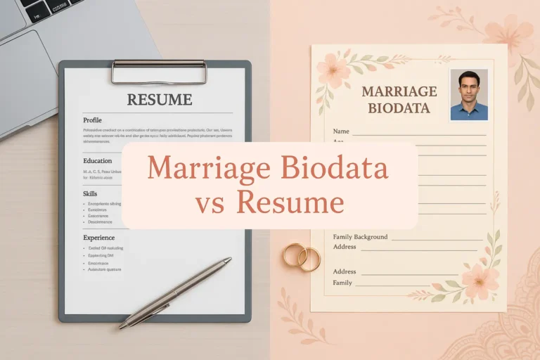 marriage-biodata-vs-resume